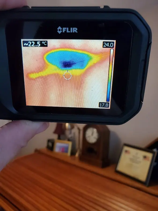 Thermal imaging inspection for water damage in Thomaston