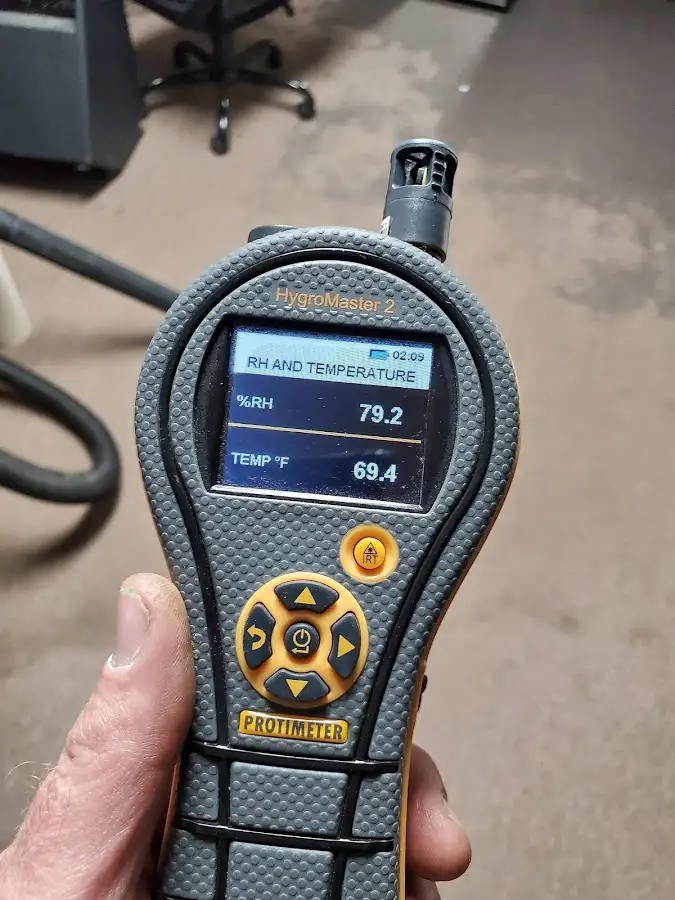 Moisture meter humidity assessment for Fire & Smoke Damage Restoration in Thomaston